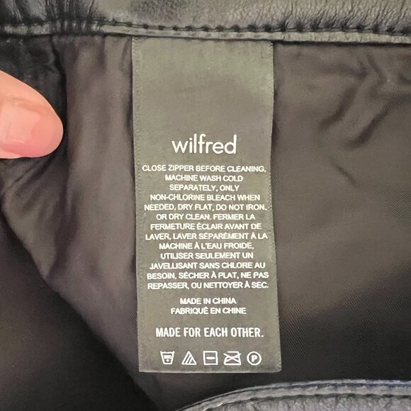 Wilfred Pleather Midi Skirt - Picture 4 of 5